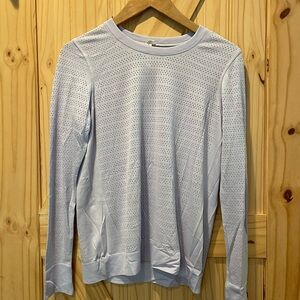 Light Purple/Lavendar Long Sleeve Perforated Top- Lululemon